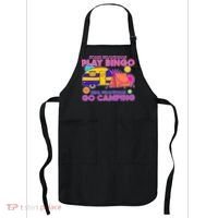 Some Grandmas Play Bingo Real Grandmas Go Camping Apron thumb 0