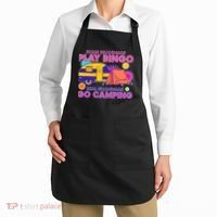 Some Grandmas Play Bingo Real Grandmas Go Camping Apron thumb 2