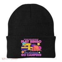 Some Grandmas Play Bingo Real Grandmas Go Camping Beanie thumb 0