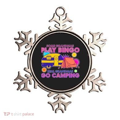 Some Grandmas Play Bingo Real Grandmas Go Camping Ornament
