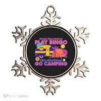 Some Grandmas Play Bingo Real Grandmas Go Camping Ornament thumb 0