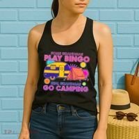 Some Grandmas Play Bingo Real Grandmas Go Camping Women's Tank Top thumb 2