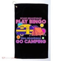 Some Grandmas Play Bingo Real Grandmas Go Camping Golf Towel thumb 0