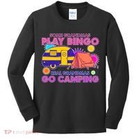 Some Grandmas Play Bingo Real Grandmas Go Camping Kids Long Sleeve Shirt thumb 0
