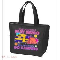 Some Grandmas Play Bingo Real Grandmas Go Camping Tote Bag thumb 3