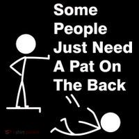 Some People Just Need A Pat On The Back Bucket Hat thumb 4