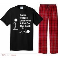 Some People Just Need A Pat On The Back Pajama Set thumb 0