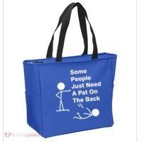 Some People Just Need A Pat On The Back Tote Bag thumb 2