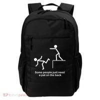 Some People Just Need A Pat The Back Backpack thumb 0