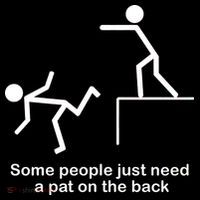 Some People Just Need A Pat The Back Backpack thumb 2