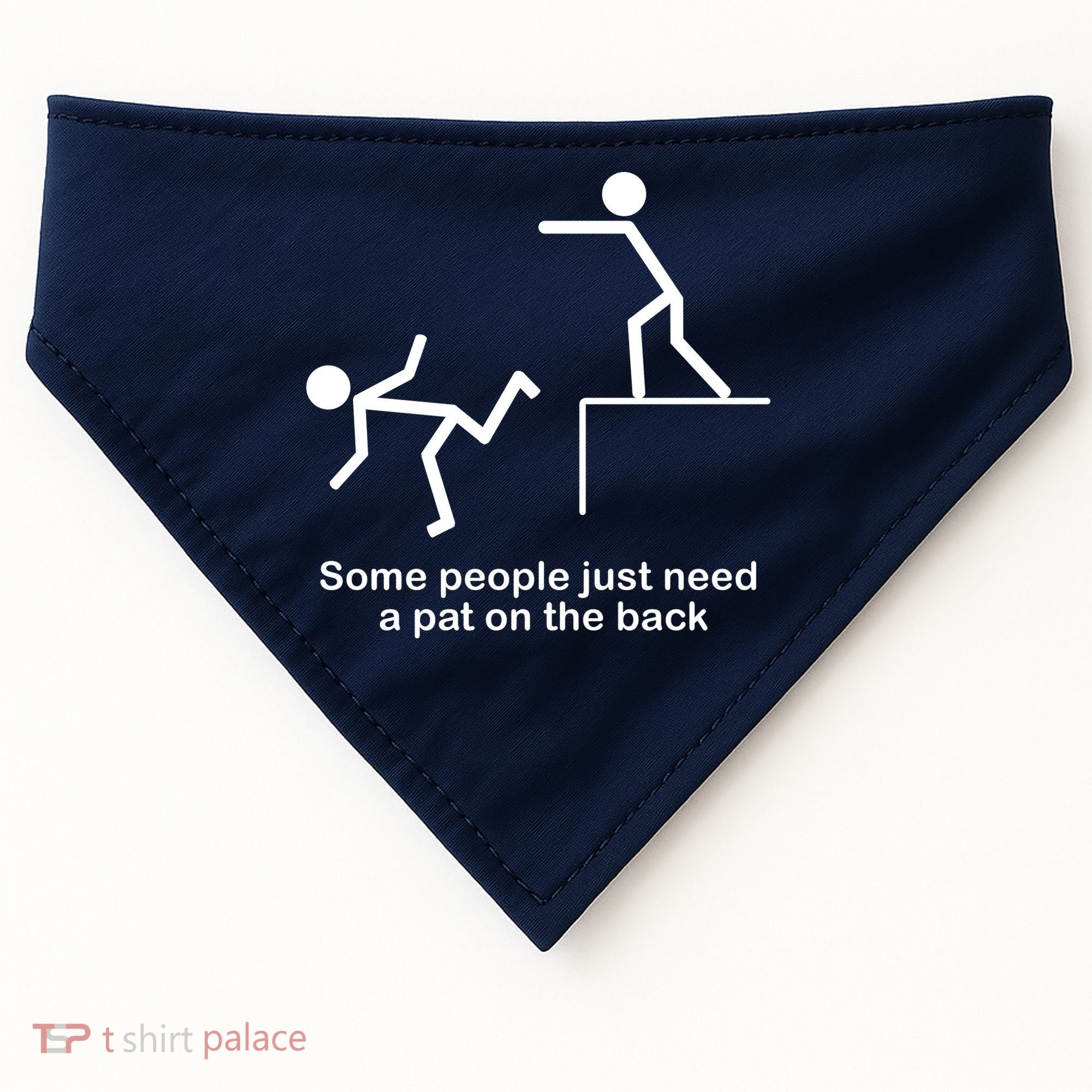 Some People Just Need A Pat The Back USA-Made Doggie Bandana