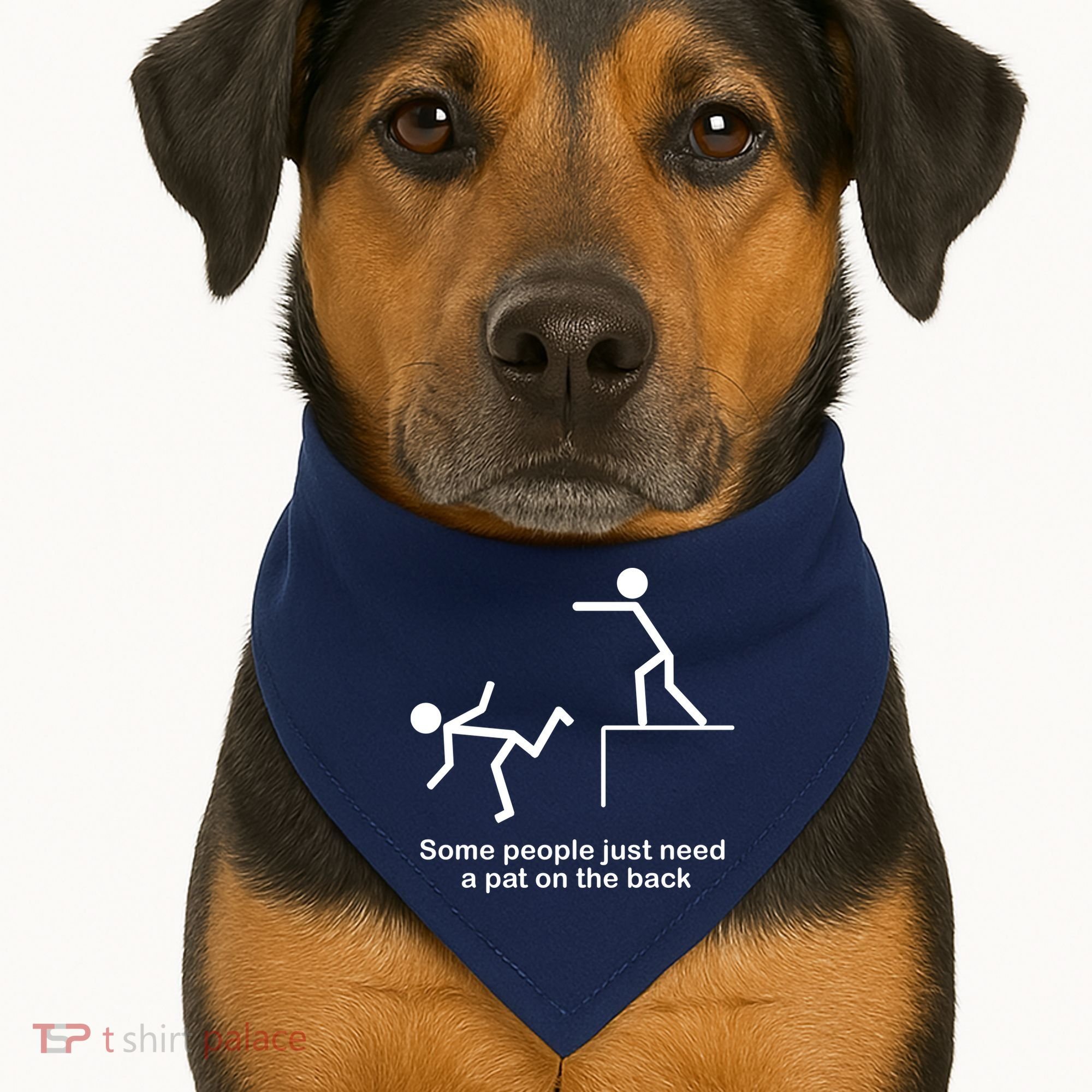Some People Just Need A Pat The Back USA-Made Doggie Bandana