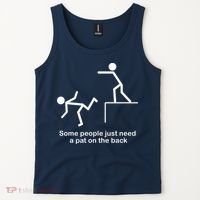 Some People Just Need A Pat The Back Tank Top thumb 2