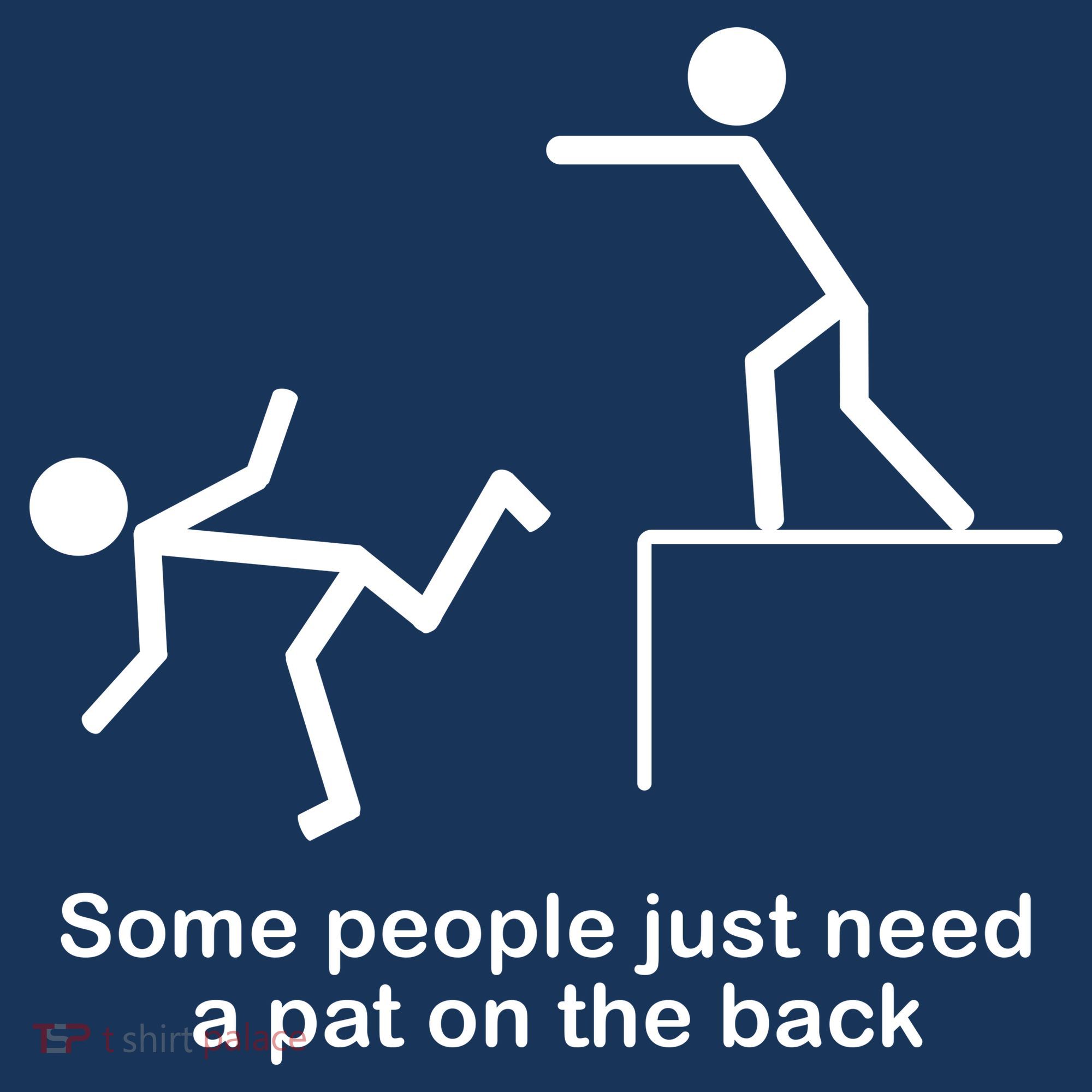 Some People Just Need A Pat The Back Golf Towel
