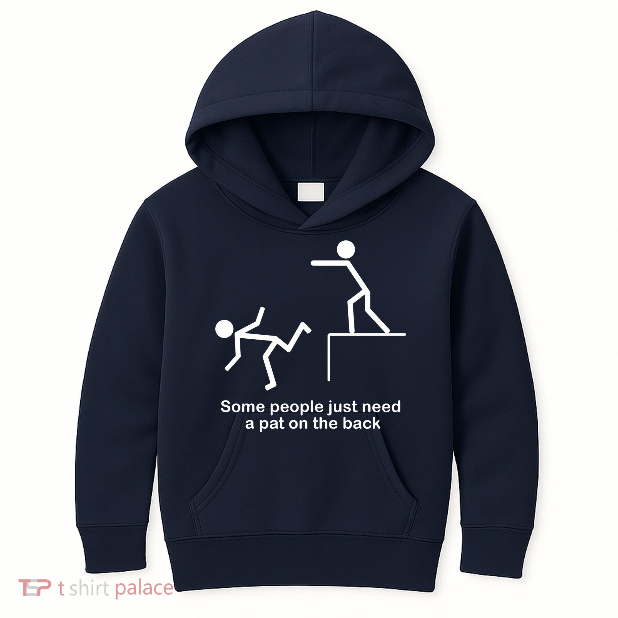 Some People Just Need A Pat The Back Kids Hoodie