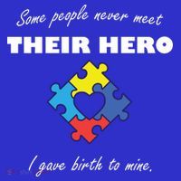 Some People Never Meet Their Hero I Gave Birth To Mine Button thumb 1