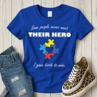 Some People Never Meet Their Hero I Gave Birth To Mine Women's T-Shirt thumb 3