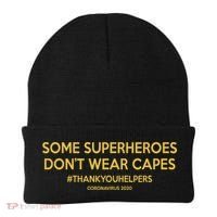 Some Superheroes Don't Wear Capes #THANKYOUHELPERS Beanie thumb 0
