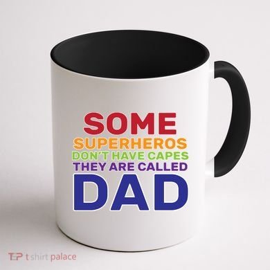 Some Superheros Don't Have Capes Dad Coffee Mug back