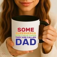 Some Superheros Don't Have Capes Dad Coffee Mug thumb 3