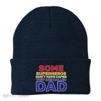 Some Superheros Don't Have Capes Dad Beanie thumb 0