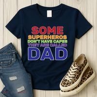 Some Superheros Don't Have Capes Dad Women's T-Shirt thumb 3
