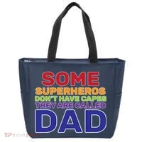 Some Superheros Don't Have Capes Dad Tote Bag thumb 0
