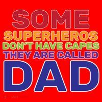 Some Superheros Don't Have Capes Dad Santa Hat thumb 1