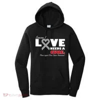 Someone I Love Needs A Cure Brain Cancer Awareness Women's Hoodie thumb 0