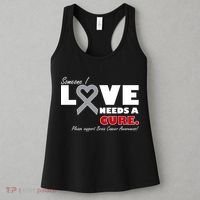 Someone I Love Needs A Cure Brain Cancer Awareness Women's Tank Top thumb 3