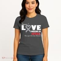 Someone I Love Needs A Cure Brain Cancer Awareness Women's T-Shirt thumb 4