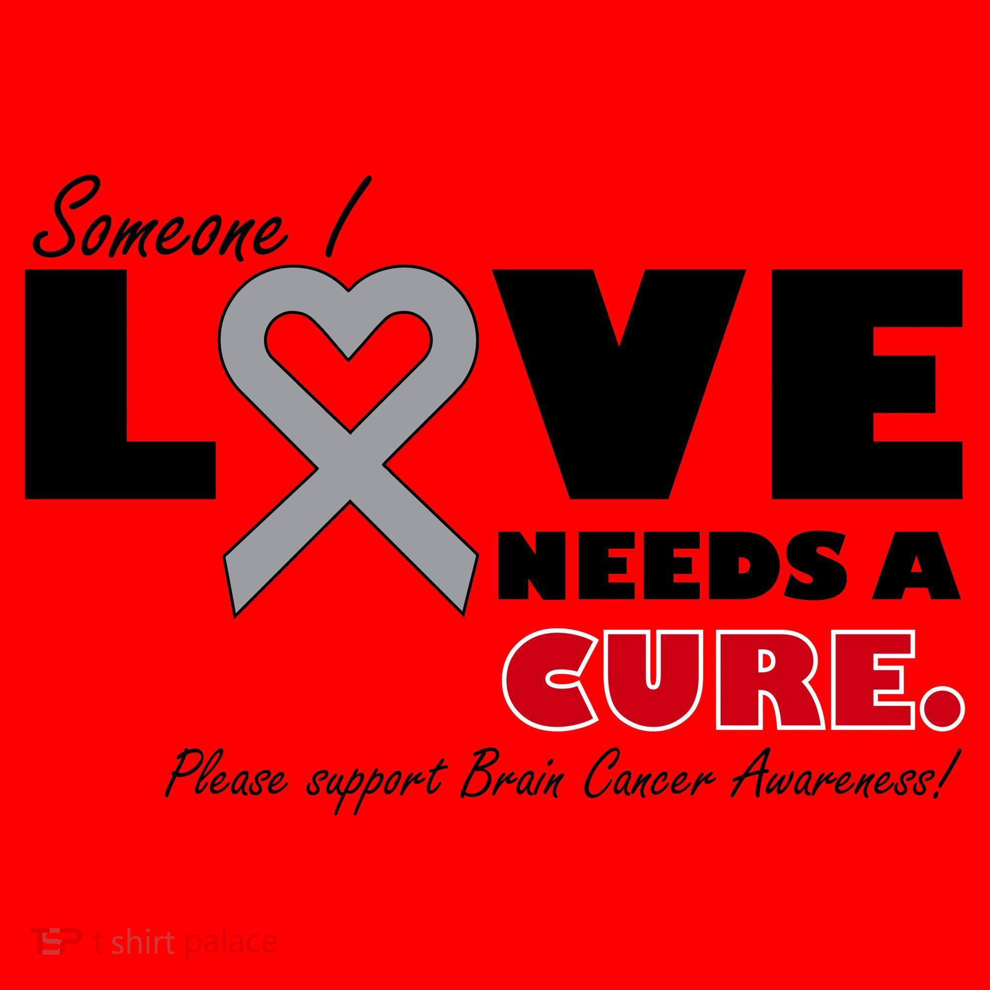 Someone I Love Needs A Cure Brain Cancer Awareness Santa Hat