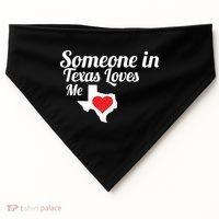 Someone In Texas Loves Me USA-Made Doggie Bandana thumb 0