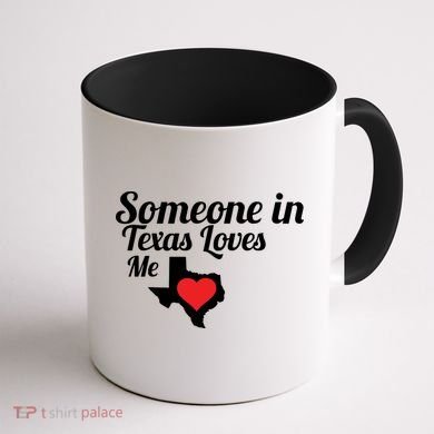 Someone In Texas Loves Me Coffee Mug back