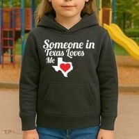 Someone In Texas Loves Me Kids Hoodie thumb 3