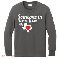 Someone In Texas Loves Me Kids Long Sleeve Shirt thumb 0