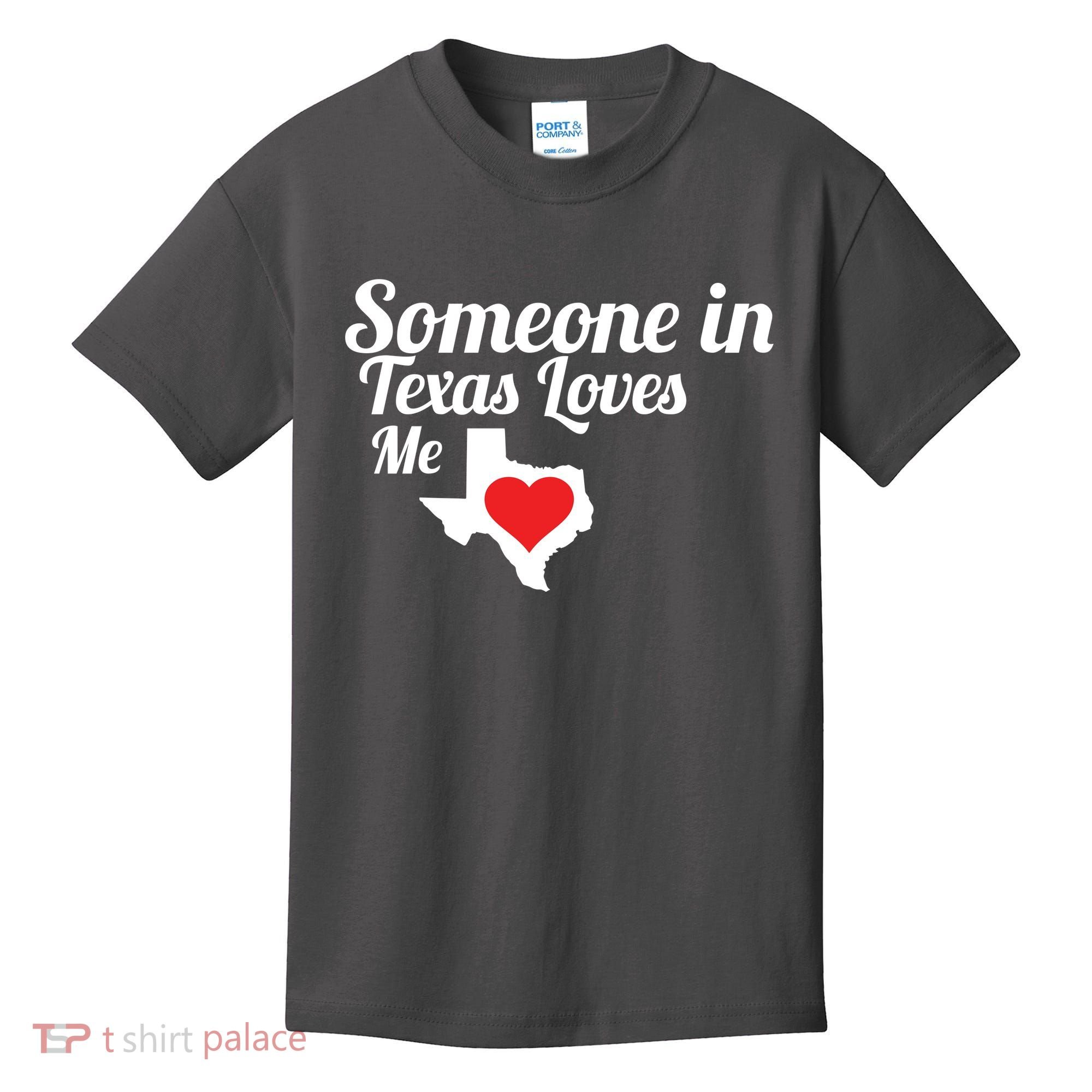 Someone In Texas Loves Me Kids T-Shirt
