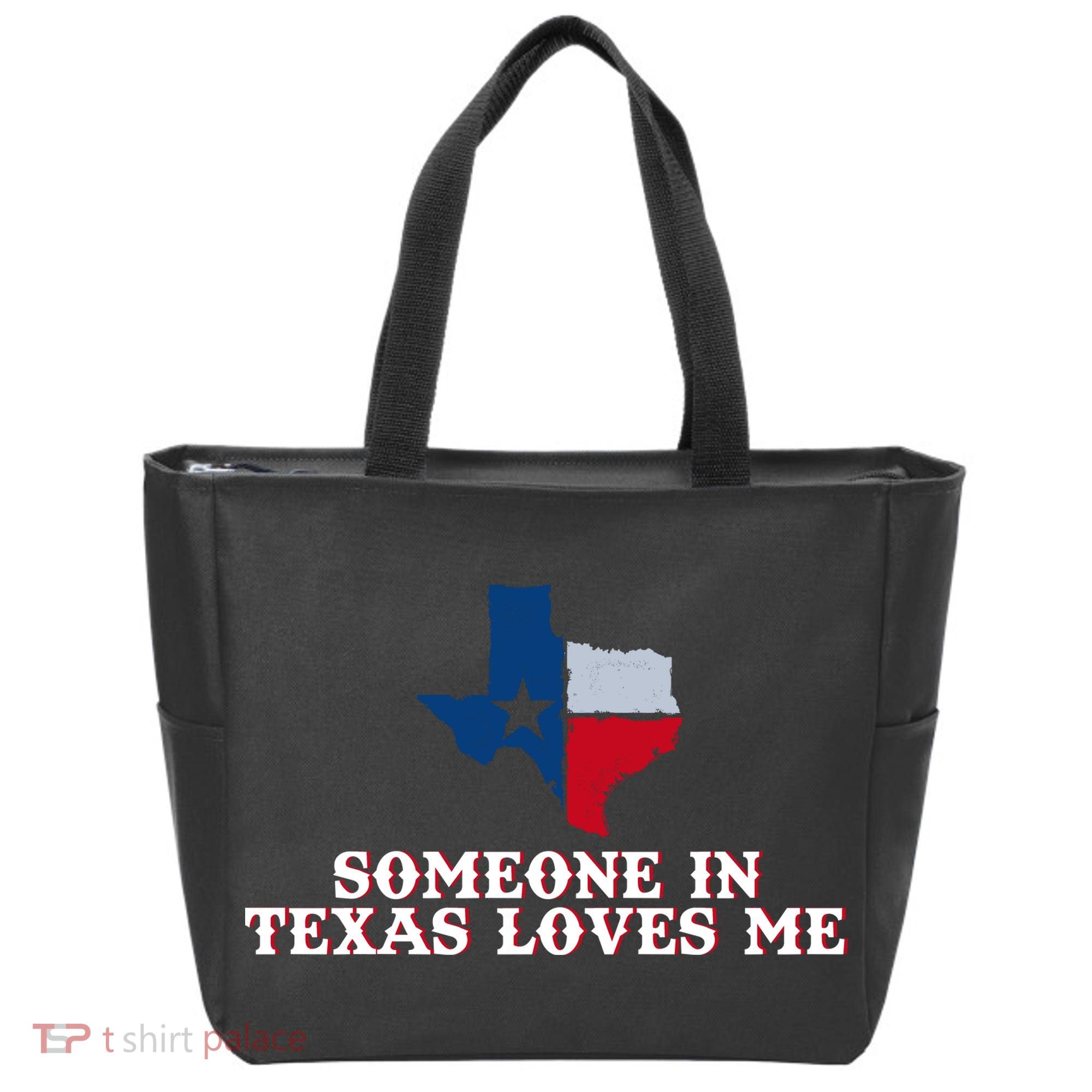 Someone In Texas Loves Me Home State Tote Bag