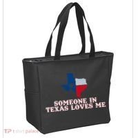 Someone In Texas Loves Me Home State Tote Bag thumb 2