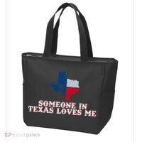 Someone In Texas Loves Me Home State Tote Bag thumb 3