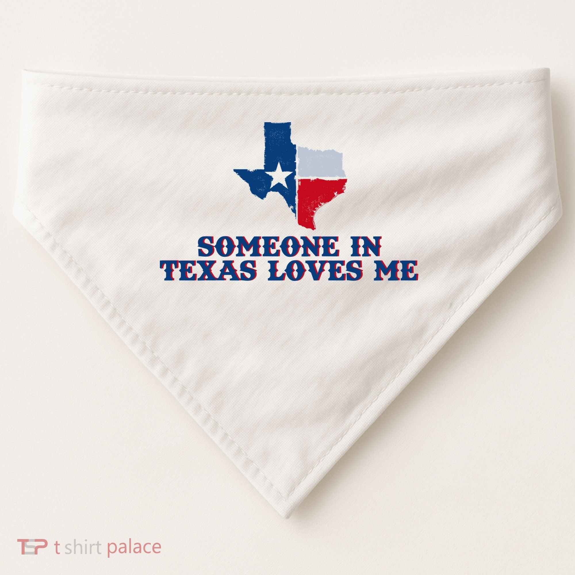 Someone In Texas Loves Me Home State USA-Made Doggie Bandana