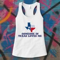 Someone In Texas Loves Me Home State Women's Tank Top thumb 3