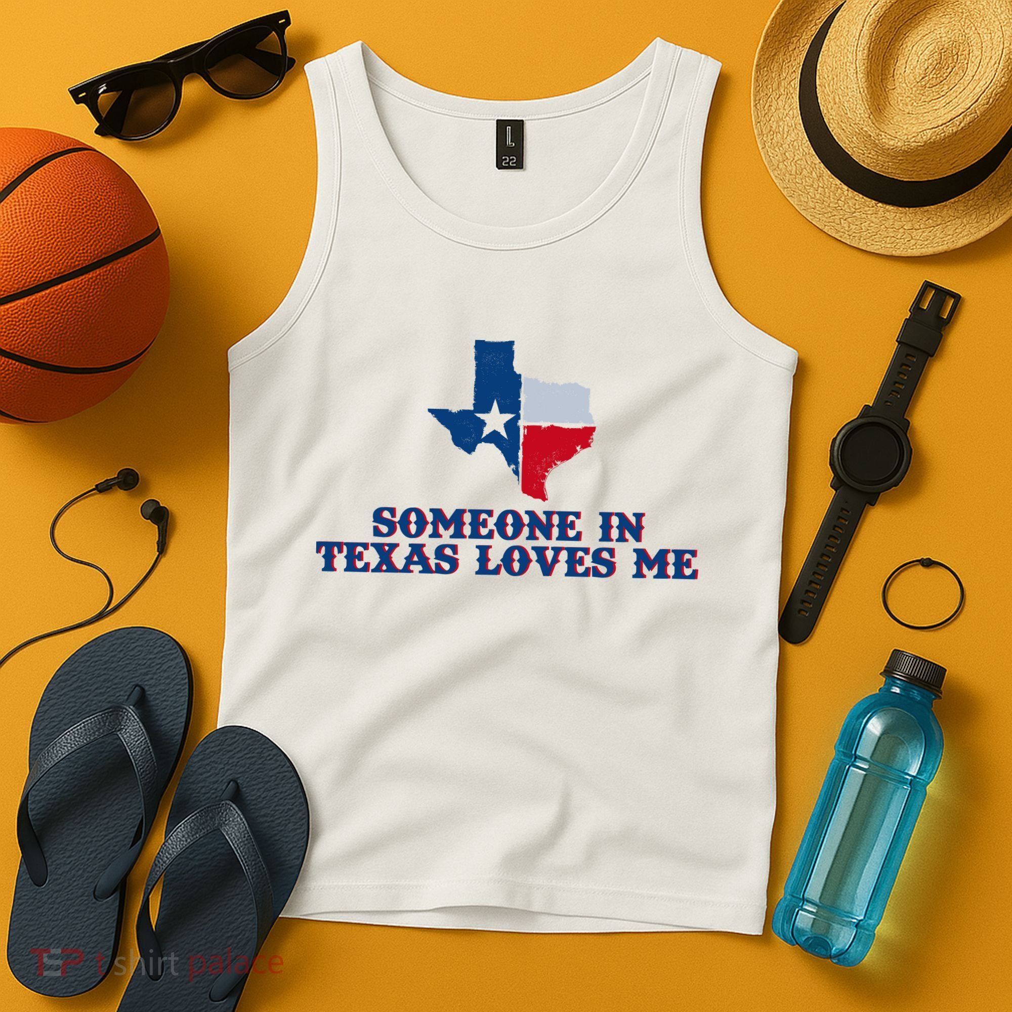 Someone In Texas Loves Me Home State Tank Top