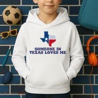 Someone In Texas Loves Me Home State Kids Hoodie thumb 2