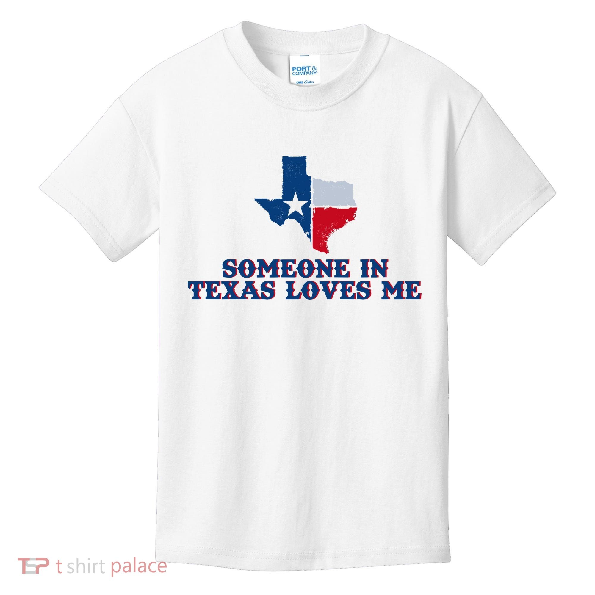 Someone In Texas Loves Me Home State Kids T-Shirt