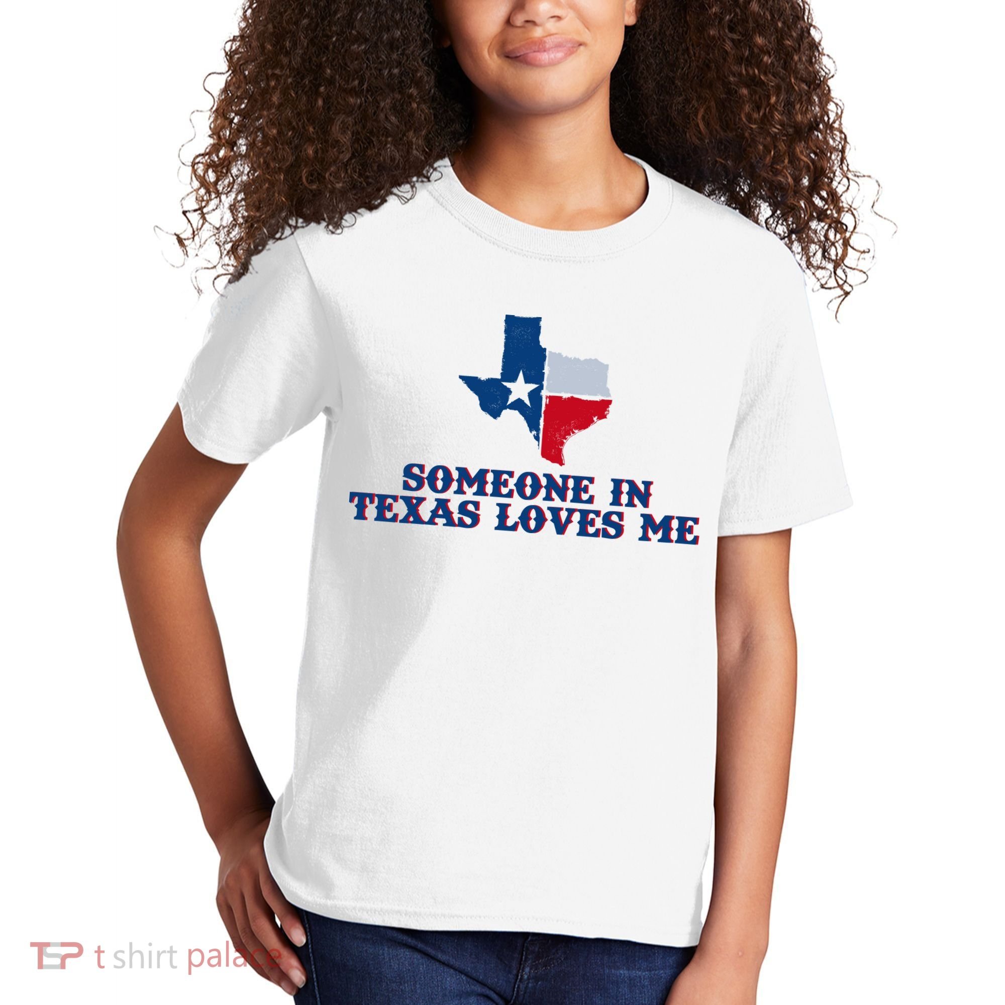 Someone In Texas Loves Me Home State Kids T-Shirt