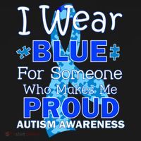 Someone Who Makes Me Proud Autism Awareness Doggie Tank thumb 4