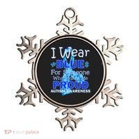 Someone Who Makes Me Proud Autism Awareness Ornament thumb 0
