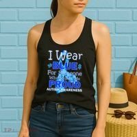 Someone Who Makes Me Proud Autism Awareness Women's Tank Top thumb 2