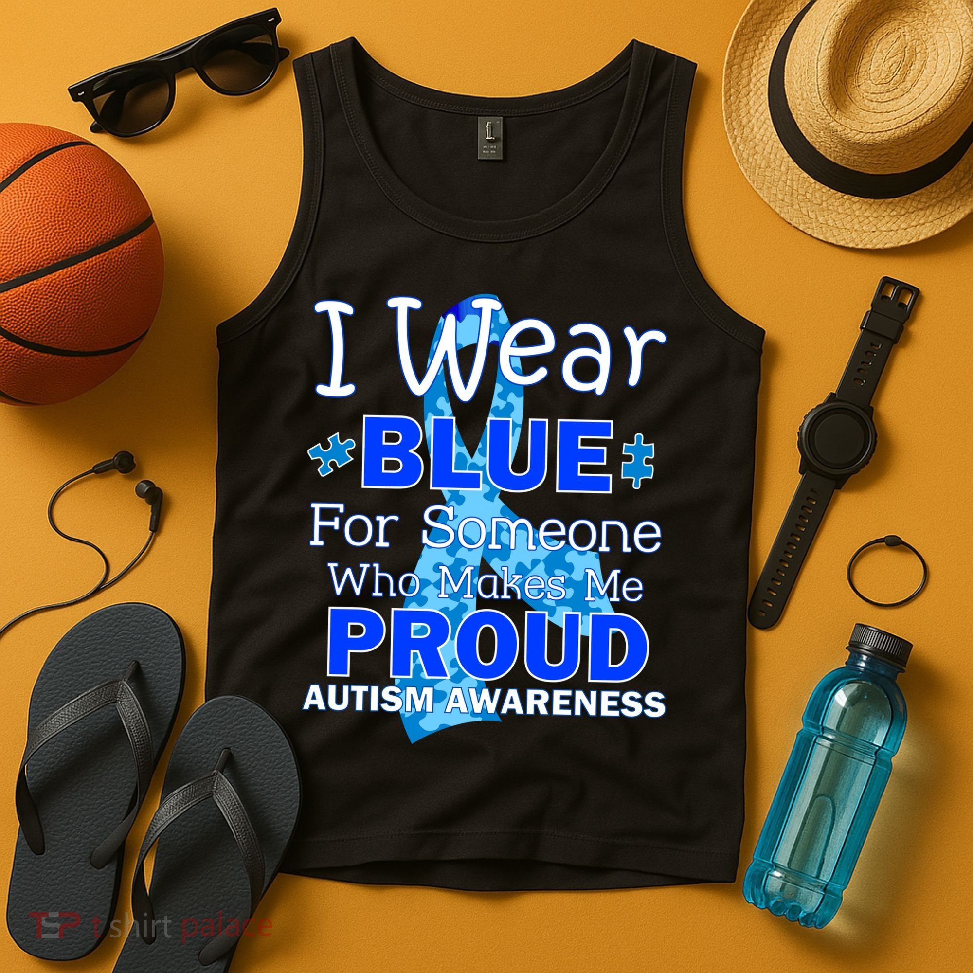 Someone Who Makes Me Proud Autism Awareness Tank Top